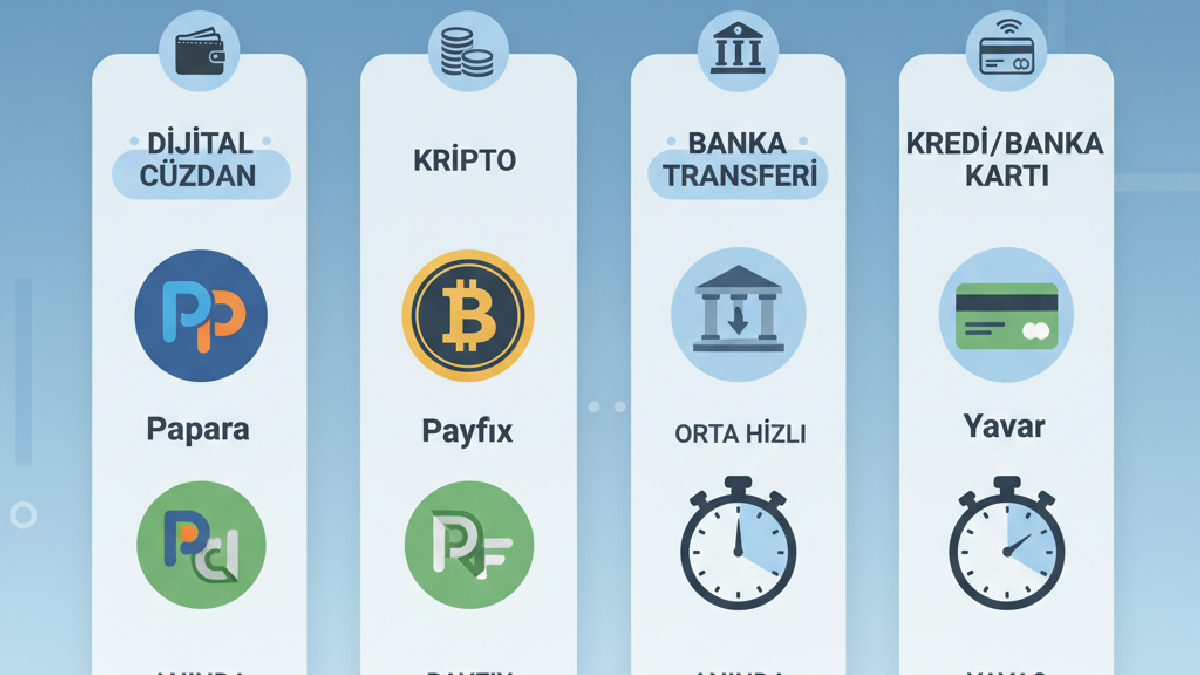 Jetbet üzerindeki farklı para yatırma ve çekme yöntemlerinin karşılaştırmalı analizi.